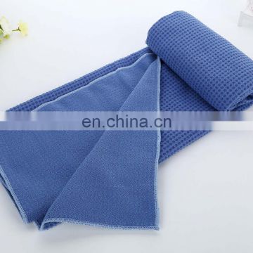 Wholesale Custom Microfiber Non Slip yoga towel silicon dots