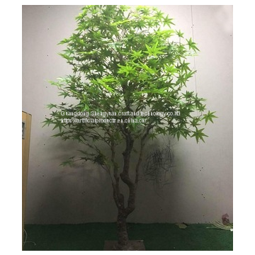 looking natural leaves artificial maple tree steel structure