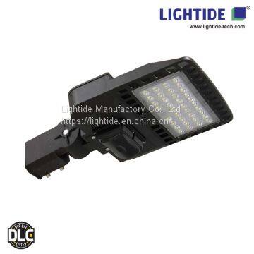 DLC Qualified 100W LED Parking Lot Lights & Shoebox Area Light,  160 LPW, IP66 waterproof, Equivalent to 250 watt MH