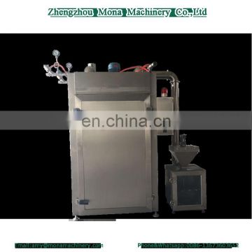 2018 automatic stainless steel sausage/duck/chicken/bacon etc meat smoking machine