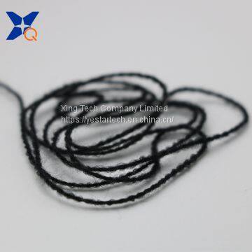 Black Nm26/2plies 15% Stainless Steel Staple Fiber Blended With 85% Bulky Acrylic Conductive Yarn for Phone Touchscreen Gloves-XT11454 photo-2