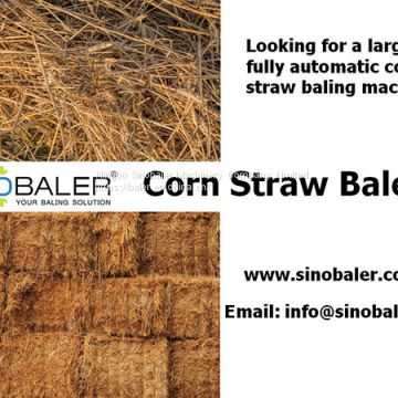 Corn Straw Baler Machine