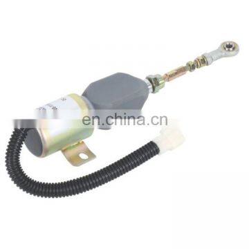 Excavator Engine Fuel Shut Off Stop Solenoid Valve 6108-1115030 24V for YUCHAI YC85 YC135 Aftermarket Parts