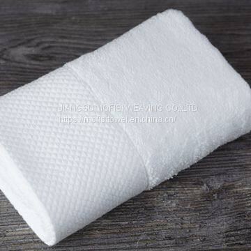 Wholesale Cheap 100% Cotton Dobby White Hotel Hand Towel photo-3