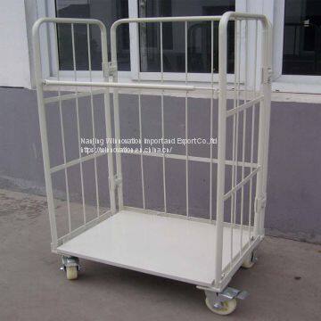 Logistic Storage Roll Cages Trolleys for Warehouse and Supermarket Transportation photo-3