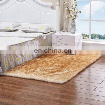 faux sheepskin long hair fur carpet