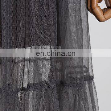 Patchwork Mesh Casual Dress Women Summer Fashion Clothes photo-7