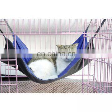 Comfortable hanging pet cat hammock for under chair cage