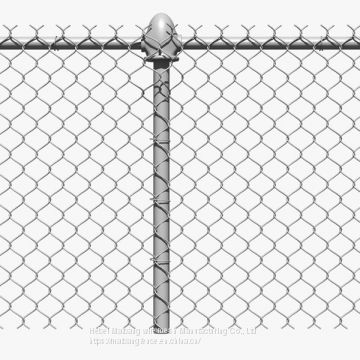 Pvc Coated Cyclone Fence, Chain Link Fence, Galvanized Chain Link Fence Factory