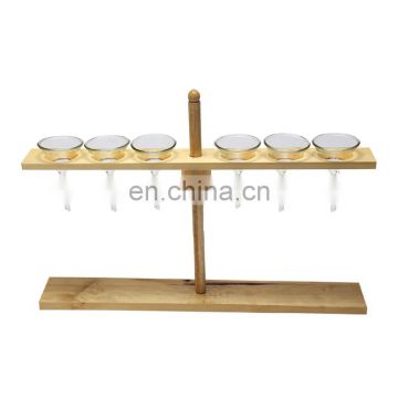 Lab Instruments Wooden Separatory Funnel Rack