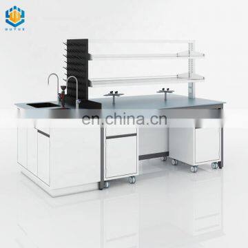 Laboratory furniture work bench chemistry lab furniture island table