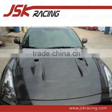 2008-2013 JSK STYLE CARBON FIBER BONNET HOOD FOR NISSAN R35 GTR (JSK220928)