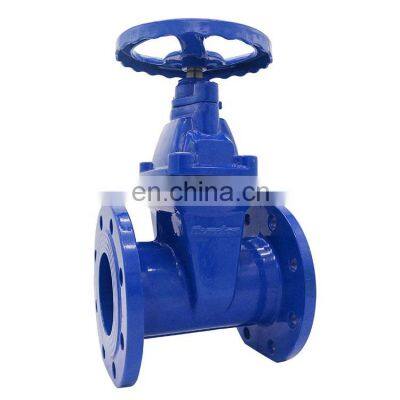 Bundor DIN F4 Ductile Iron Non Ring Steam Soft Seal 4 inch 100mm gate valve