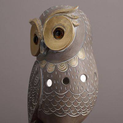 American Style Classic Resin Craft Owl Table Decoration Father And Son Animal Figures Ornaments For Home Decor