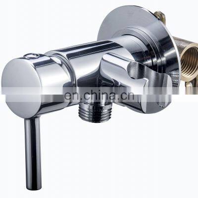 Wholesale high quality dart handle chromed angle valve for bathroom