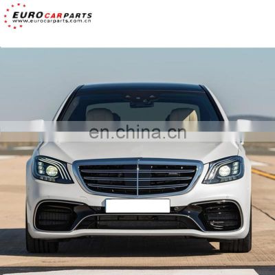 w222 S63 upgrade to New 2016-2020 BODY KITS Car Bumpers grille side skirt diffuser car spare parts S63 body kits w222