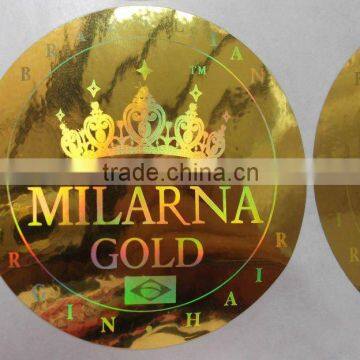 3D customized hologram sticker .3D laser hologram label