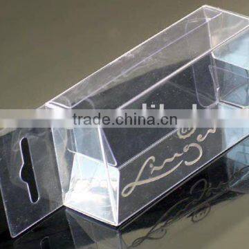 Transparent customized plastic folding box