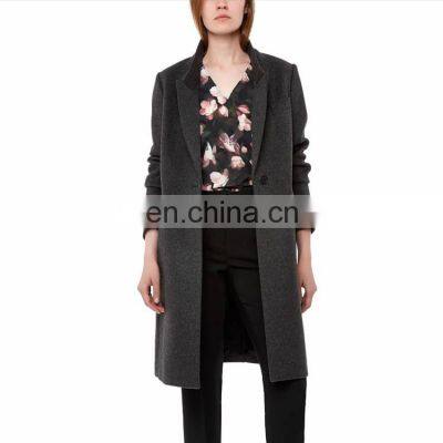 100% Mongolian Cashmere Coat Lady Cashmere Winter Coat