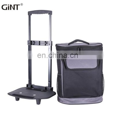 GINT 21L Portable China Thermal Picnic Customer Design Cooler Bag on Wheels