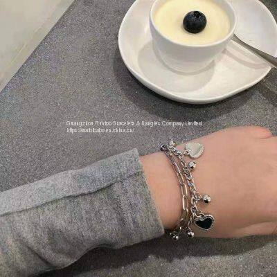 Double layer fold wear bracelet