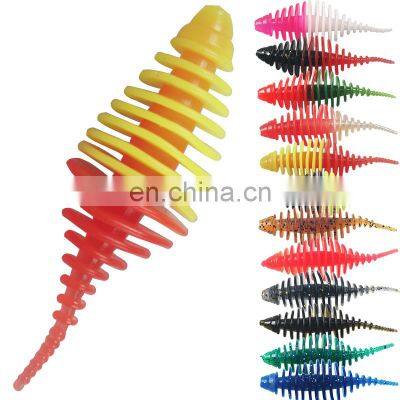 Wholesale Colorful Hot Selling 10pcs 5cm Fishing Needle Tail Soft Bait photo-5