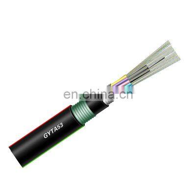 Hanxin 96 core single mode cables GYTA53 fiber optic oman ofc network cable