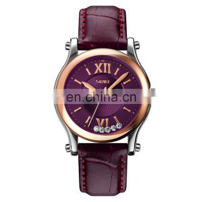 Skmei 9265 Minimalist Custom Your Logo Watches Classic Women Leather Quartz Wrist Watches