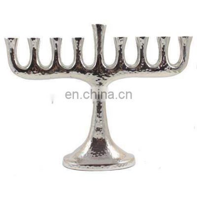 nickle plated menorah