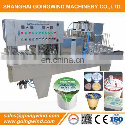 Automatic milk pods filling machine milk pod cup filling and sealing machinery auto packing equipment cheap price for sale