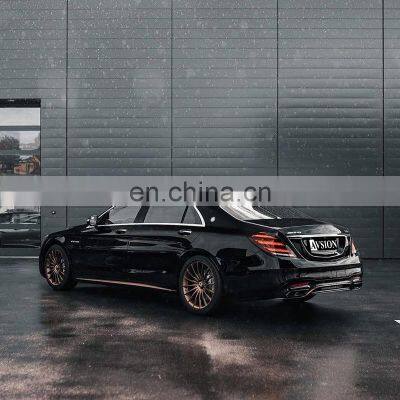 Auto Body Kits Include Front/rear Bumper Assembly Grille for Mercedes Benz S-class W222 Modified to S65 Model