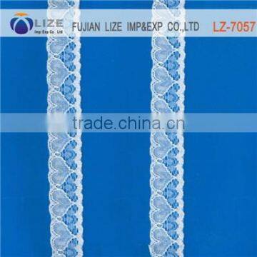 Wedding Dress Lace Trim with Sequins White Cord Lace Fabric LZ-7057