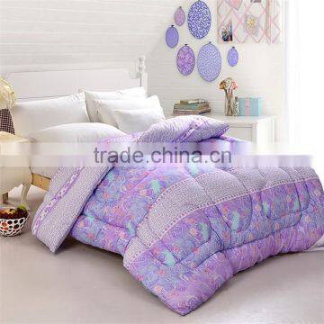 hot design home use soft luxury quilt down comforter bright color comforter sets