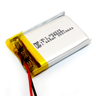 High Quality 052535 3.7v 450mAh Lithium Ion Polymer Batteries Rechargeable 3.7v Lipo Li-ion Battery photo-2