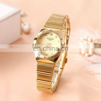 LONGBO 80731 Charm luxury slim stainless steel men women couple lovers quartz watches military