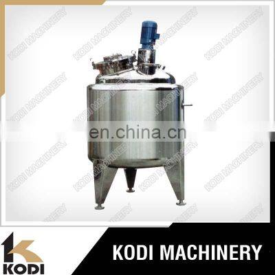 Stainless Steel Vertical Mixing Tank Agitator Tank With Jacket