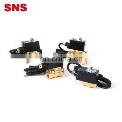 SNS 2WF040-10 110V explosion-proof normally closed pneumatic large diameter coil brass solenoid valve