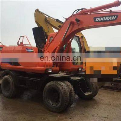 wheel type doosan excavator dh150w-7 , used doosan wheel digger , doosan dh70 dh130 dh150