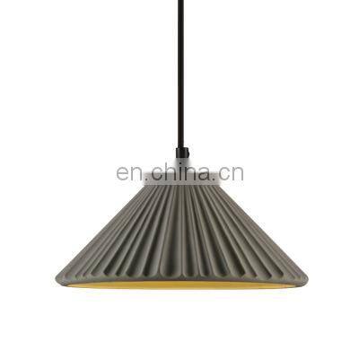 Terrazzo Colorful Cement Chandelier Hotel Headboard Acrylic Led Ceiling Pendant Light Kitchen Lamps photo-2