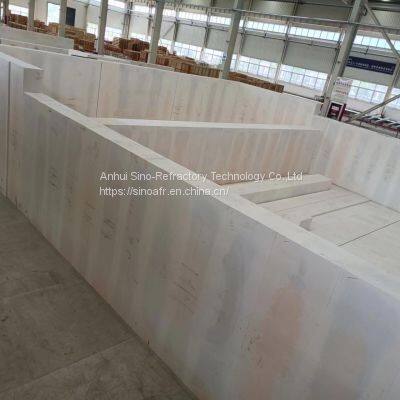 glass furnace melting tank