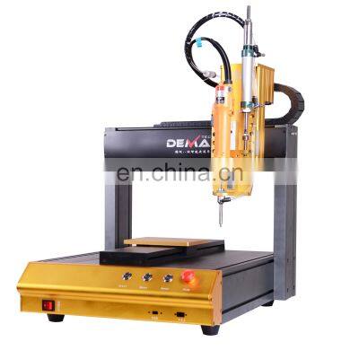 Automatic screw locking machine with automatic feeding screw system Blowing feeding screw driving robot