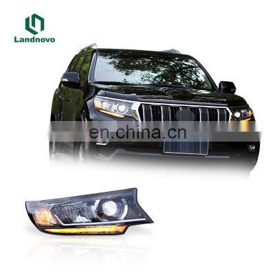 Landnovo Super Brightness Car Head Lamp for Toyota Prado 2018-2021 Led Headlight Head Lamp Assembly