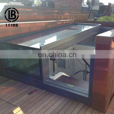 Most popular Electric sliding window Reasonably designed Translation skylight aluminum alloy Roof window