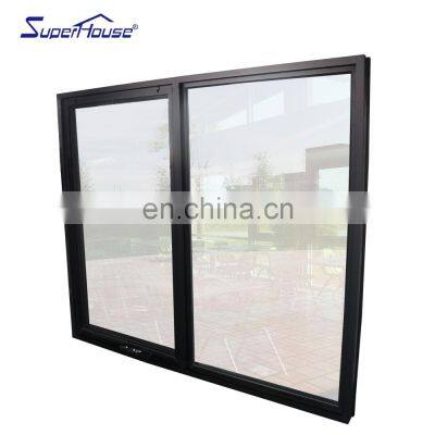 Customized Horizontal Window Rain Protection Windproof Lock Models Aluminum Alloy Sliding Windows