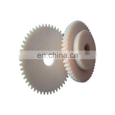 Nylon gear rotation anti-wear pouring plastic nylon products industrial and agricultural injection molding accessories MC oil co