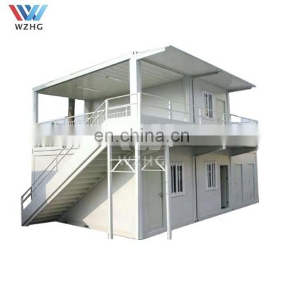 Steel framing medical clinic flat pack container for isolation room customized pvc floor container houses