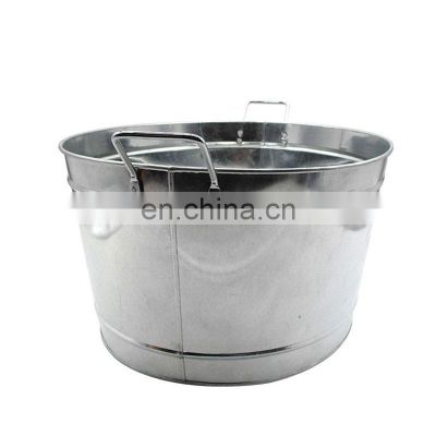 Top Sale Metal Manufacturer Branded Logo Modern Premium Giveaway Custom Galvanized Ice Buckets Parties