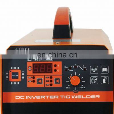 Soldador TIG digital de pulsos de módulo IGBT de 380 Volt TIG/MMA 315A, máquinas de soldadura por inversor photo-5