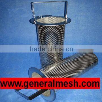 Stainless Steel Perforated Strainer Basket for Filter Housing | Generalmesh photo-3