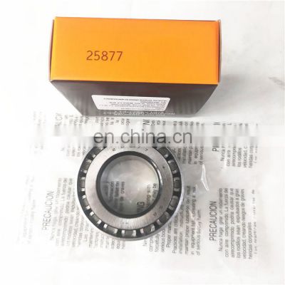 Supper Hot sales 25877/25821 Tapered roller bearing 25877 bearing single row size 34.925*73.025*23.812 mm